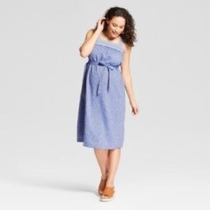 Ingrid & Isabel Chambray Maternity dress